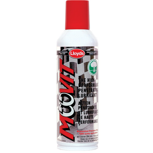 Lubrifiant haute performance Moovit, Canette a&eacute;rosol/Bouteille &agrave; g&acirc;chette, 10 oz/10 oz Ontario Safety Products