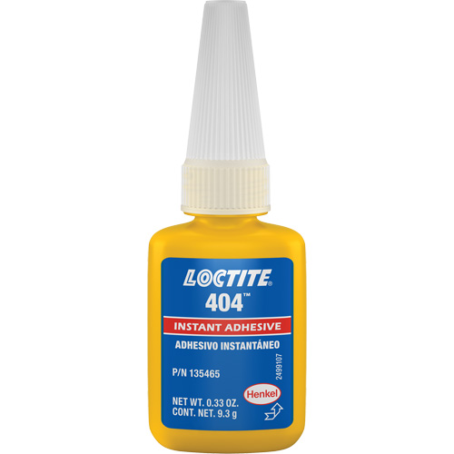 404 Quick Set Industrial Adhesive, Clear, Bottle, 114 g/4 oz. Ontario Safety Products