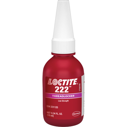 Compos&eacute; de blocage 222 petite vis, Mauve, Basse, 10 ml, Bouteille Ontario Safety Products