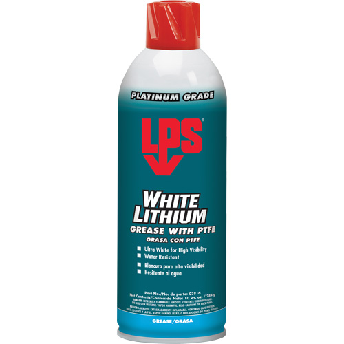 Graisse de Lithium blanche a/PTFE, Canette a&eacute;rosol Ontario Safety Products