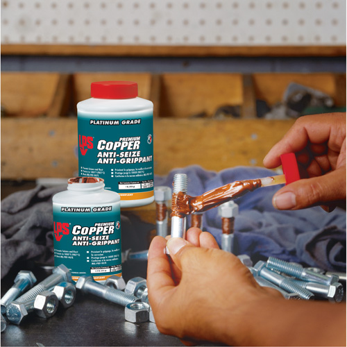Copper Anti-Seize, 1 lbs., Bottle, 1800°F (982°C) Max Temp. Ontario Safety Products