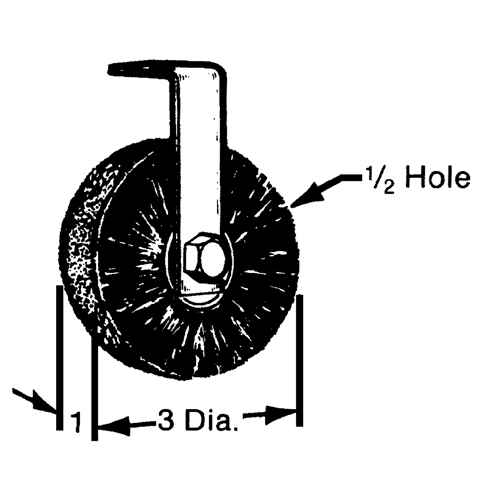 Brosses plates, rondes ou Roto Ontario Safety Products