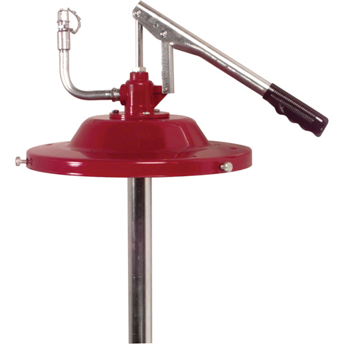 Manual Lubrication Pumps - Volume Delivery Loader Pumps, Zinc, 1 Lb./6 strokes, Fits 5 gal. Ontario Safety Products