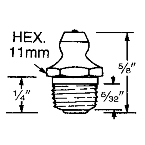 Fitting, 10 mm Thread Ontario Safety Products