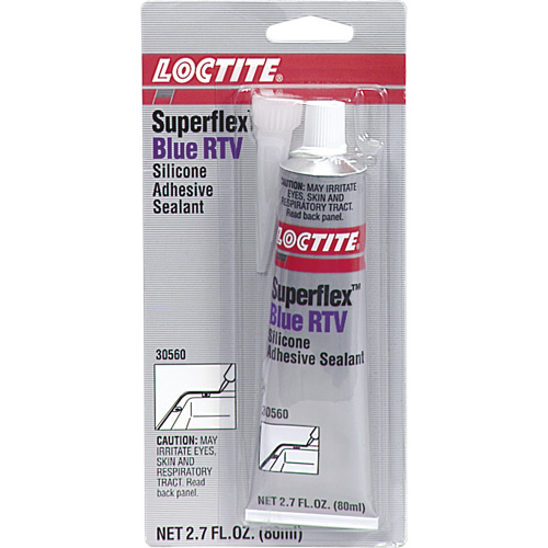 Superflex RTV Silicone Adhesive Sealant, Tube, Blue Ontario Safety Products