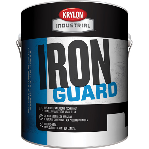 &eacute;mail industriel &agrave; base d'eau Iron Guard, 3,78 L, Gallon, Rouge Ontario Safety Products