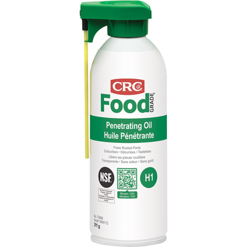 Food Plant Penetrating Oil, Aerosol Can, 312 g Ontario Safety Products