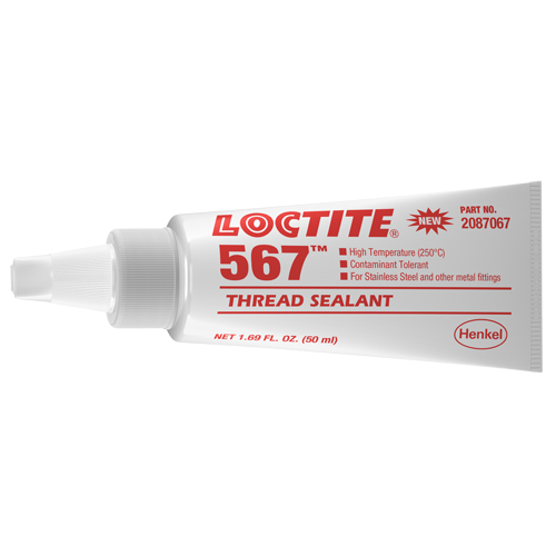 567 High Temperature Thread Sealant, Tube, 50 ml, -53.88° C - 204° C/-65° F - 400° F Ontario Safety Products