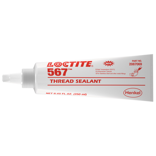 567 High Temperature Thread Sealant, Tube, 250 ml, -53.88° C - 204° C/-65° F - 400° F Ontario Safety Products