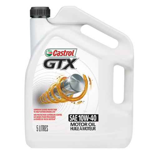 GTX&reg; 10W40 Motor Oil, 5 L, Jug Ontario Safety Products