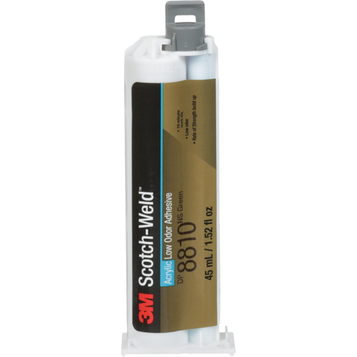 Adh&eacute;sif &agrave; faible odeur Scotch-Weld, Deux composants, Cartouche double, 45 ml, Vert Ontario Safety Products