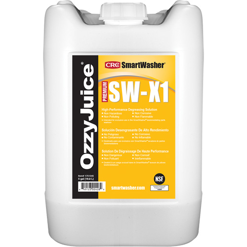 Solution de d&eacute;graissage SmartWasher OzzyJuice SW-X1 HP, Cruche Ontario Safety Products