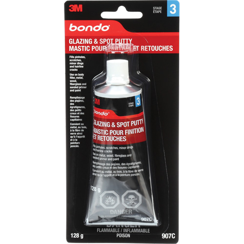 Mastic pour retouches et glaçage Bondo, 4,5 oz., Tube Ontario Safety Products