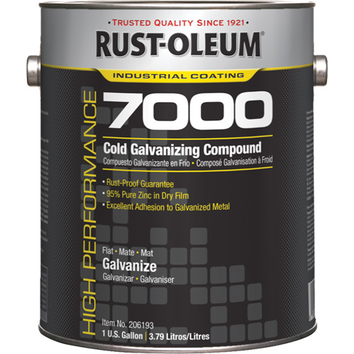 Compos&eacute; de galvanisation &agrave; froid performant du syst&egrave;me 7200, Gallon Ontario Safety Products