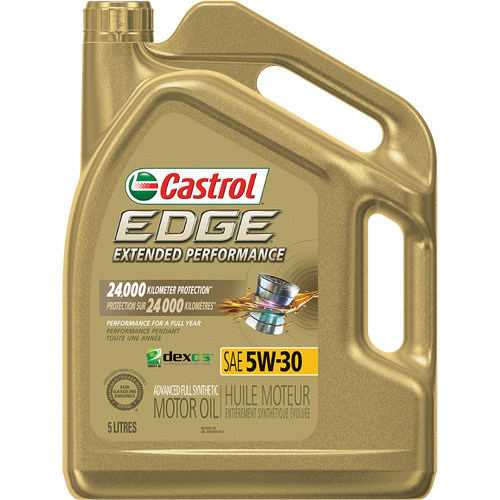 Edge&reg; Extended Performance 5W-30 Motor Oil, 5 L, Jug Ontario Safety Products