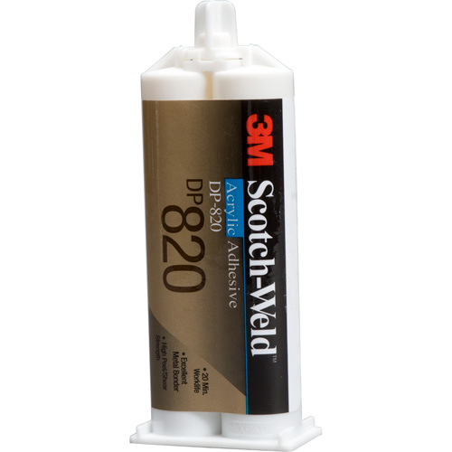 Scotch-Weld Acrylic Adhesive, Two-Part, Dual Cartridge, 400 ml, Off-White Ontario Safety Products