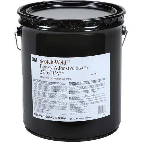 Adh&eacute;sif Scotch-Weld, 5 gal., Seau, Deux composants, Gris Ontario Safety Products