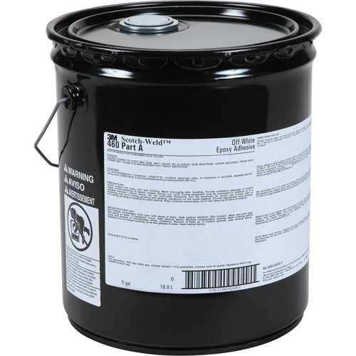 Scotch-Weld Adhesive, 5 gal., Pail, Two-Part, Off-White Ontario Safety Products