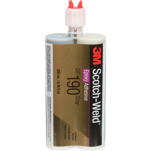 Scotch-Weld Adhesive, 200 ml, Cartridge, Two-Part, Grey Ontario Safety Products