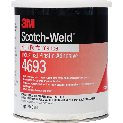 Adh&eacute;sif industriel haute performance pour le plastique Scotch-Weld Ontario Safety Products