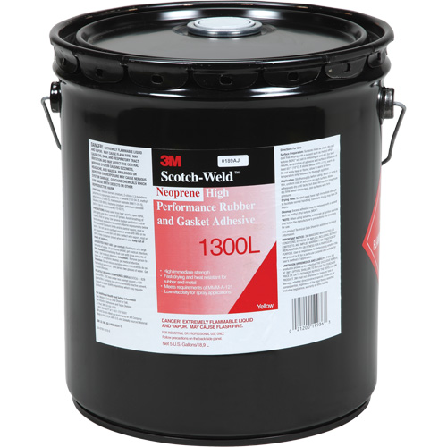 Adh&eacute;sif haute performance pour le caoutchouc et les joints, Seau, Jaune Ontario Safety Products