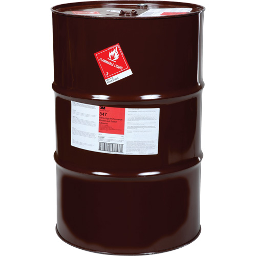 Adh&eacute;sive en nitrile haute performance pour caoutchouc et joint &eacute;tanche Scotch-Weld, Baril, Brun Ontario Safety Products