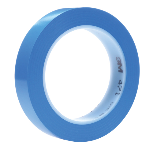 471+ Vinyl Tape, 50.8 mm (2") W x 32.9 m (108') L, 5.3 mils, Blue Ontario Safety Products