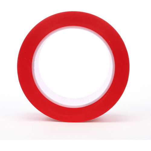 471 Vinyl Tape, 50.8 mm (2") W x 32.9 m (108') L, 5.2 mils, Red Ontario Safety Products