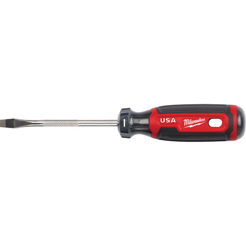 Tournevis &agrave; fente, Tige de 1/4", Ronde, 211 mm lo, Prise en Coussin&eacute;e Ontario Safety Products