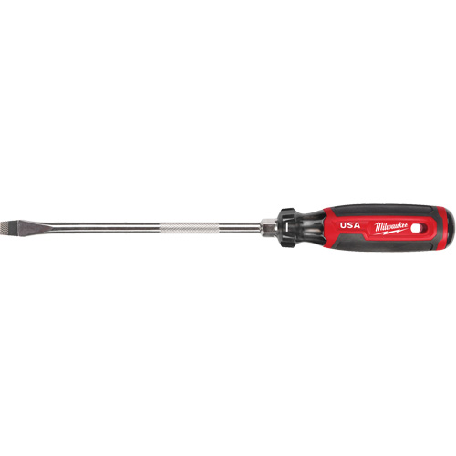 Tournevis &agrave; fente, Tige de 3/8", Ronde, 330 mm lo, Prise en Coussin&eacute;e Ontario Safety Products