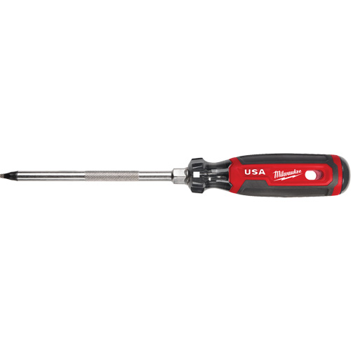 Tournevis &agrave; pointe carr&eacute;e, Tige de #3, Ronde, 279 mm lo, Prise en Coussin&eacute;e Ontario Safety Products