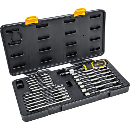 Jeu de tournevis dynamom&eacute;triques 1/4" 20 mcx, Gamme de couple 10 - 50 lb-po, 16" Longueur Ontario Safety Products
