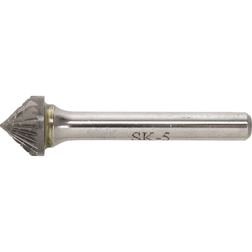 Fraise au carbure dur, SK-1, 1/4" dia., 1/4" Tige, 1/8" Prof. de la coupe Ontario Safety Products