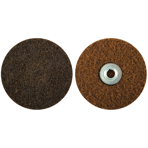 Disque de pr&eacute;paration de surface verrouillable &agrave; remplacement rapide, 5" dia., Grain Cors&eacute;, Oxyde d'aluminium Ontario Safety Products