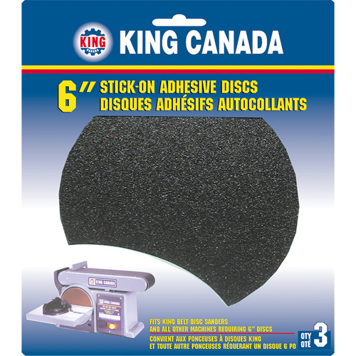 Disque de ponçage pour le bois, 6" dia., Grain 80 Ontario Safety Products