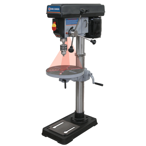 Drill Presses With Laser, 13", 5/8" Chuck, 3670 RPM Ontario Safety Products
