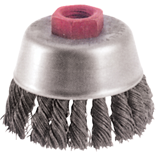 Brosses-boisseau &agrave; fils nou&eacute;s - Petites rectifieuses &agrave; grande vitesse, 2-3/4" dia. x M10x1,25 arbre Ontario Safety Products