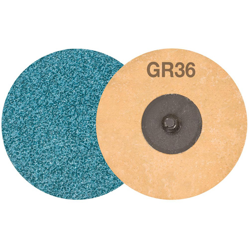 TWIST TOPCUT Sanding Disc, 3" Dia., 36 Grit, Zirconium Ontario Safety Products