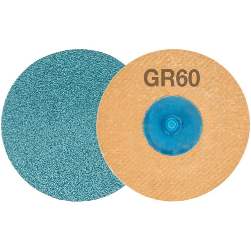 TWIST TOPCUT Sanding Disc, 3" Dia., 60 Grit, Zirconium Ontario Safety Products