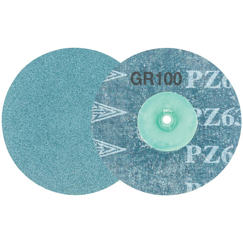 TWIST TOPCUT Sanding Disc, 3" Dia., 100 Grit, Zirconium Ontario Safety Products