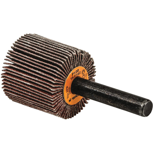 Flap Wheels-Coolcut Flap Wheels, Aluminum Oxide, 120 Grit, 1" x 1" x 1/4" Ontario Safety Products