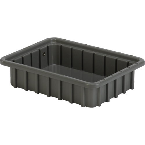 Contenants Divider Box, Poly&eacute;thyl&egrave;ne, 10,8" la x 8,3" p x 2,5" h, Gris Ontario Safety Products