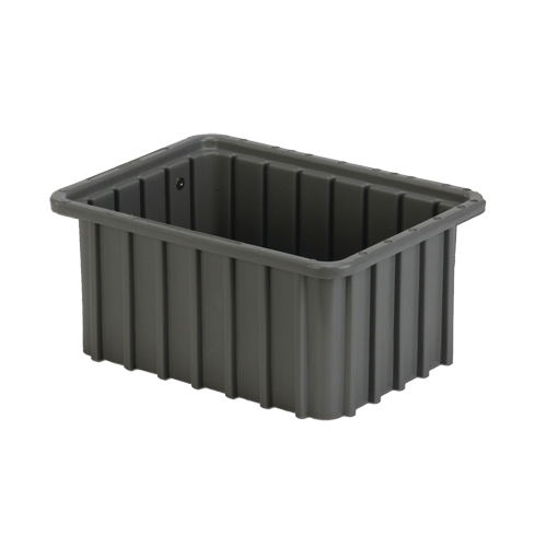 Contenant Divider Box, Poly&eacute;thyl&egrave;ne, 9,8" la x 7,3" p x 5" h, Gris Ontario Safety Products