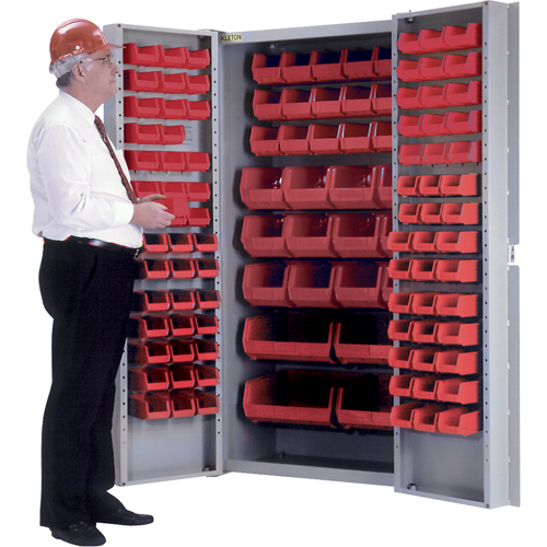 Armoire &agrave; combinaison avec porte creuse, 38" la x 24" p x 72" h, 36 tablettes Ontario Safety Products
