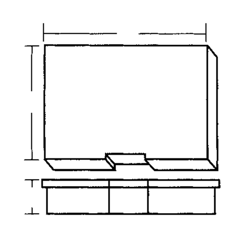 Boîte &agrave; compartiments, Plastique, 15-1/2" la x 11-3/4" p, 2-1/2" h, Gris Ontario Safety Products