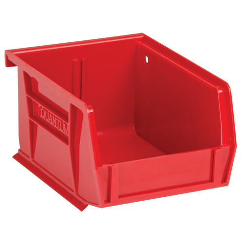 Ultra Stack & Hang Bin, 4-1/8" W x 3" H x 5-3/8" D, Red Ontario Safety Products