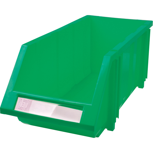 Stack & Hang Bin, 7-7/8" W x 7" H x 17-11/16" D, Green Ontario Safety Products