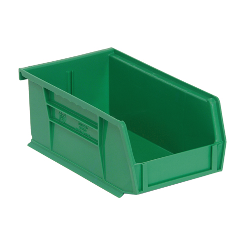 Ultra Stack & Hang Bin, 4-1/8" W x 3" H x 7-3/8" D, Green Ontario Safety Products
