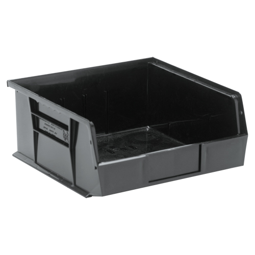 Ultra Stack & Hang Bin, 11" W x 5" H x 10-7/8" D, Black Ontario Safety Products