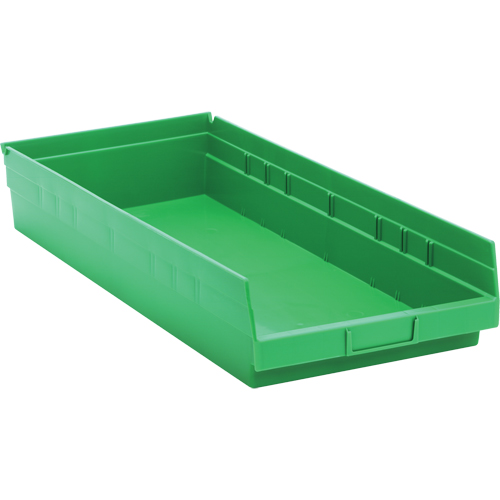 Bacs pour tablette, 11-1/8" la x 4" H x 23-5/8" p, Vert, Capacit&eacute; 50 lb Ontario Safety Products